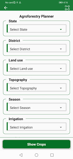 Agroforestry App Odisha(India) Screen 2