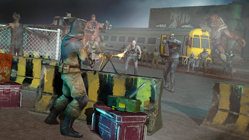 Zombie war : Shooting games Screen 2