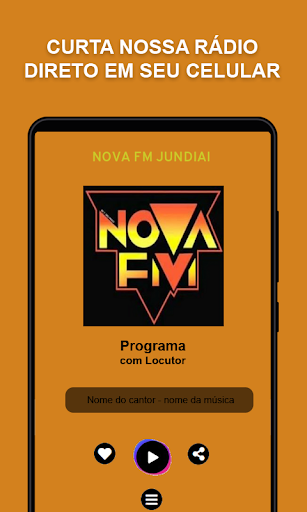 Android application Nova FM Jundiai screenshort
