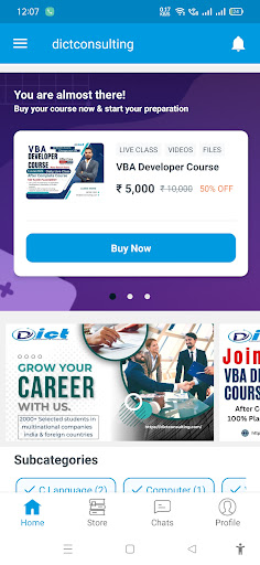 Android application dictconsulting screenshort