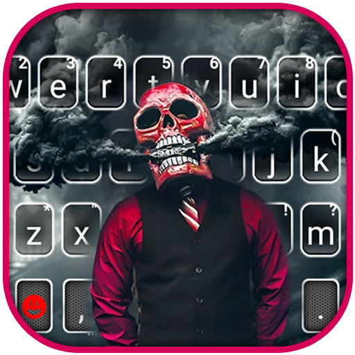 Smokey Skull Keyboard Theme logo