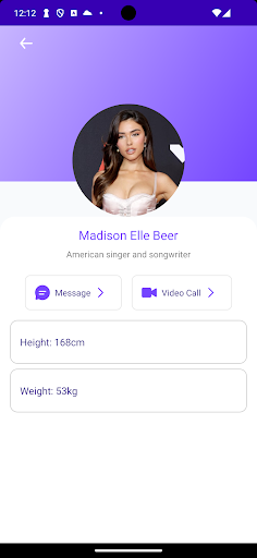 Madison Beer Fake Video Call Screen 2
