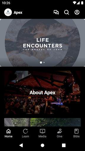 Android application Apex Church Dayton screenshort