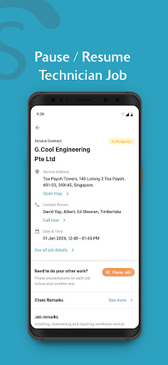Simplify Technician Screen 3