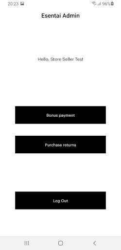 Esentai Admin Screen 3