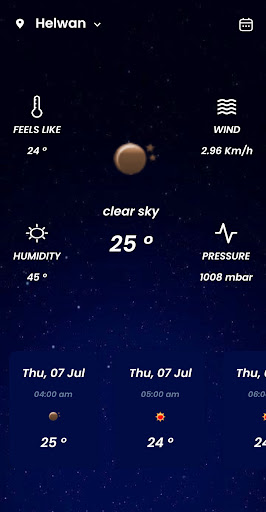 Weather App Screen 2