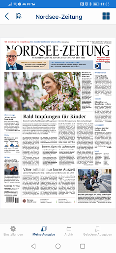 NORDSEE-ZEITUNG Screen 2