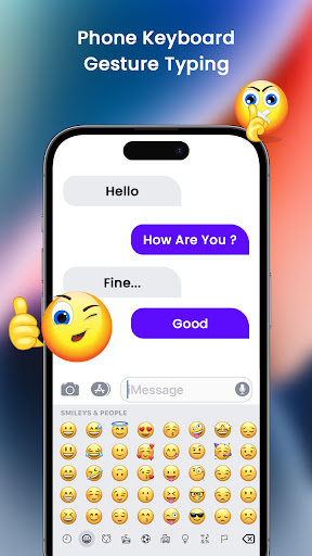 iPhone keyboard Screen 3