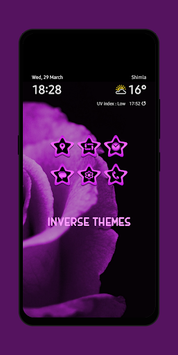 Android application Pink Starlight Icon Pack screenshort