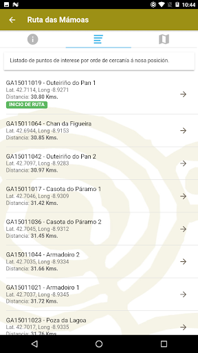 iRoutes Screen 2
