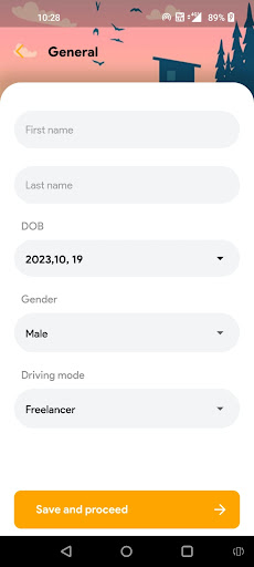 Android application Tasty Delivery - Partner App screenshort