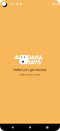 Android application Dana says screenshort