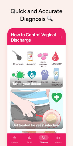 Control Vaginal Discharge Screen 3