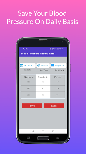 Blood Pressure Diary