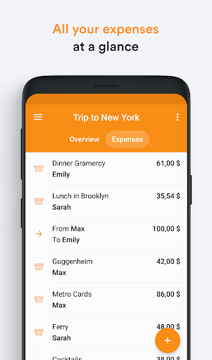Splid – Split group bills Screen 2