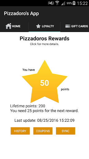 Pizzadoros App Screen 3
