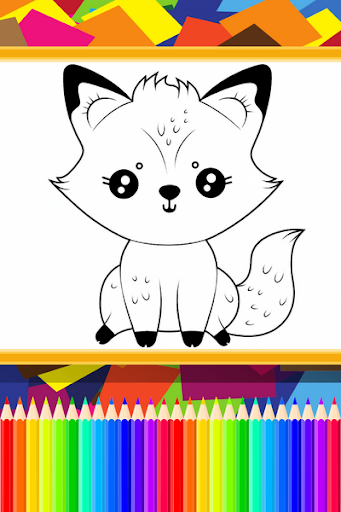 Happy Coloring Book Animals