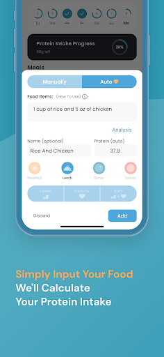 Protein Tracker Pro Screen 2