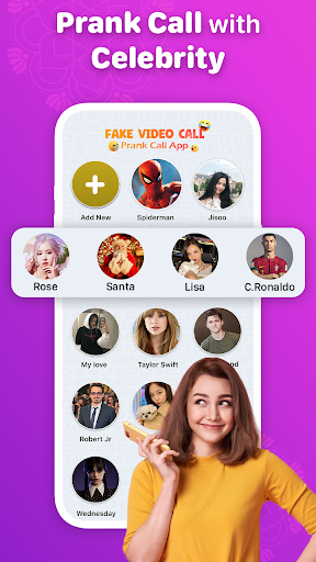 Android application Prank Call - Fake Call Video screenshort