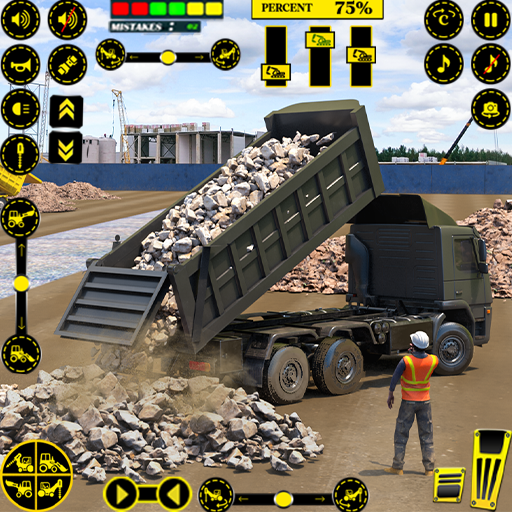 Car Transport Truck Driver 3D  Icon