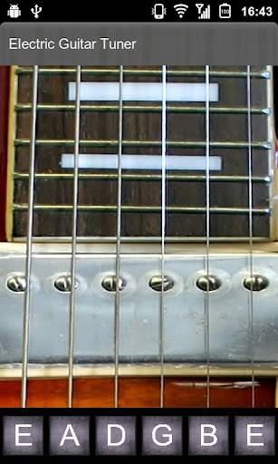 Android application Electric Guitar Tuner screenshort