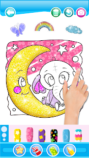 Скачать Glitter Number and letters coloring Book for kids Онлайн бесплатно на Андроид
