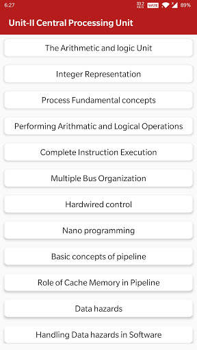 COMPUTER ARCHITECTURE & ORG Screen 2