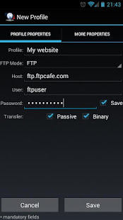 FtpCafe FTP Client Pro