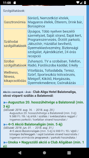 Balatoni szállodák hotelek Screen 3