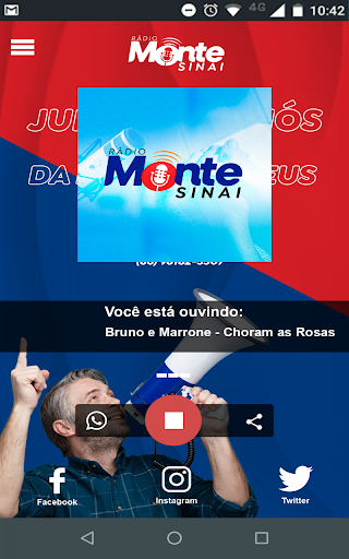 Web Rádio Monte Sinai Screen 2