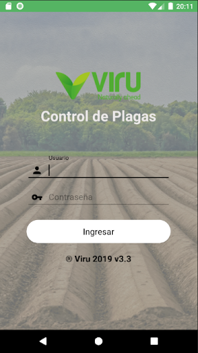 Android application Control de Plagas screenshort