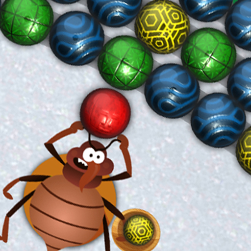 Marble Beetle color balls logo
