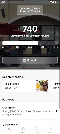 Android application Flame Kabob screenshort