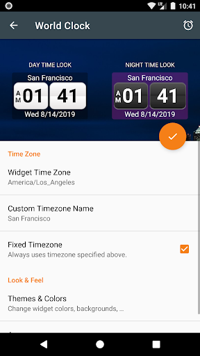 World Clock Widget Screen 3