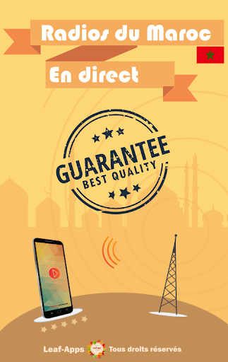 Android application Radios du Maroc en direct screenshort