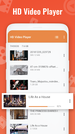 HD Video Player  screenshots 1