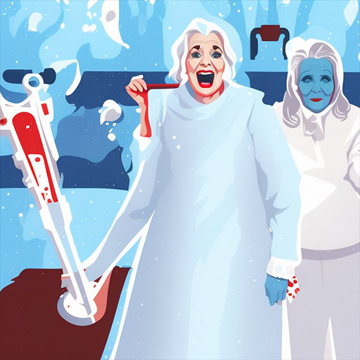 Scary Frozen Ice Granny Horror