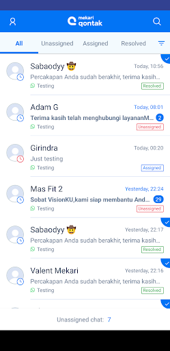 Qontak Chat Screenshot 1 - AppWisp.com