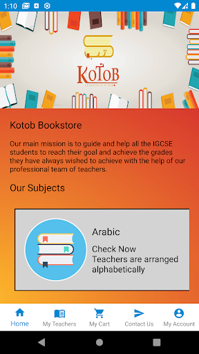 Android application Kotob Bookstore screenshort
