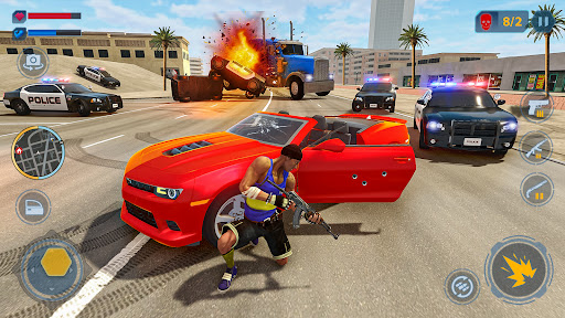 Android application Car Thief Game & Stealing Cars screenshort