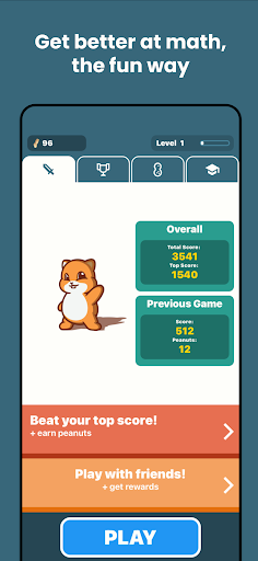 Android application Planet Peanut - Learn, Compete screenshort
