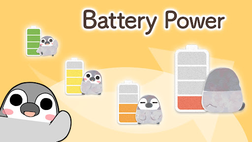 Android application Battery widget Pesoguin screenshort