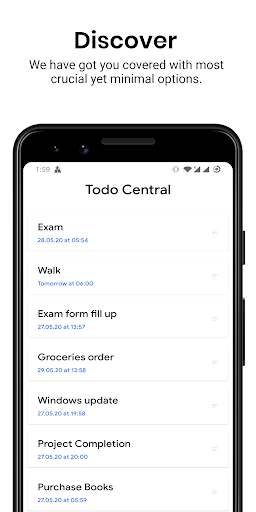 ToDo Central Screen 2