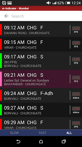 Mumbai (Data) - m-Indicator Screen 2