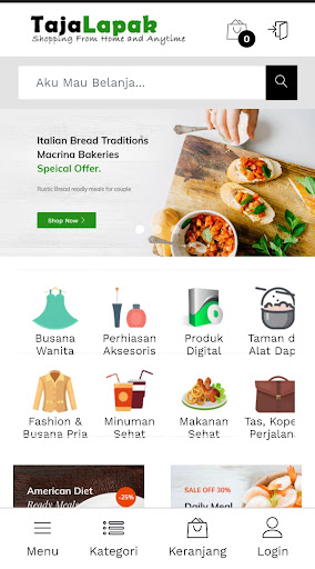Android application Tajalapak screenshort
