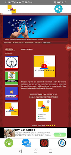 #EmergenciaRD Screen 3