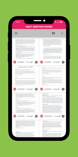 Android application GMAT QUESTION PAPERS screenshort