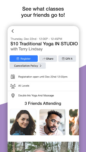 Double Iris Yoga/Massage Screen 3