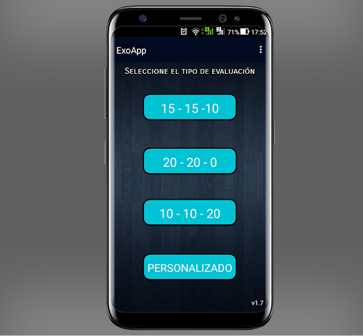 Android application ExoApp screenshort