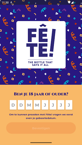 Android application Fête screenshort